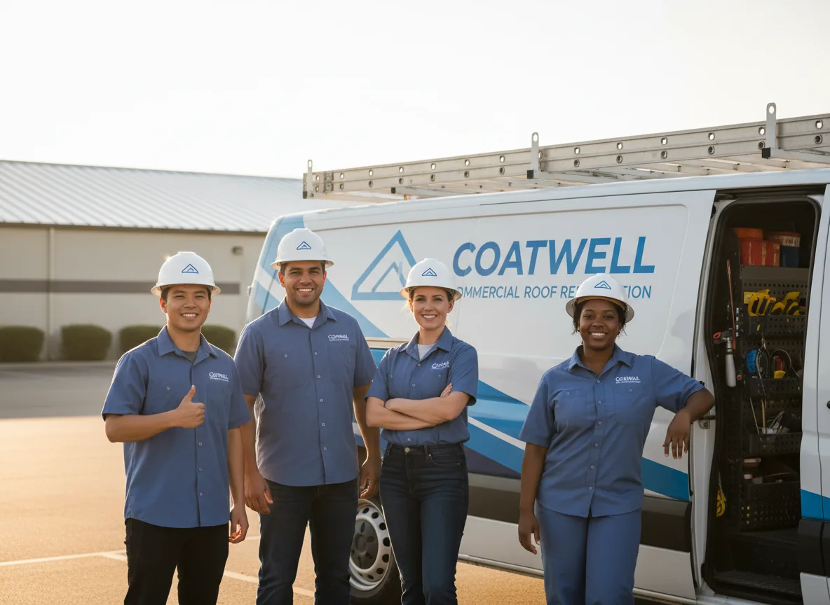 Commercial roof coating company in Beaverton, MI